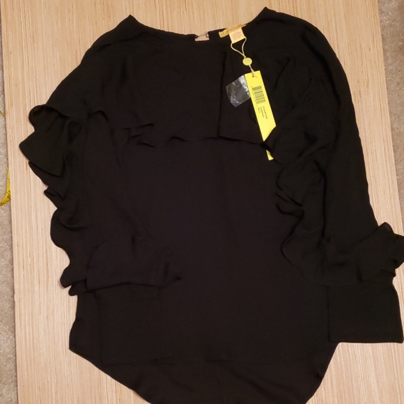 Catherine Maladrino black silk blouse - Picture 4 of 7